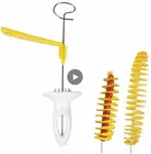 Tornado спираль из нержавеющей стали для резки картофеля из спираль картофеля башня чипы твист Шредер кухонные принадлежности, аксессуары инструменты Нержавеющаясталь