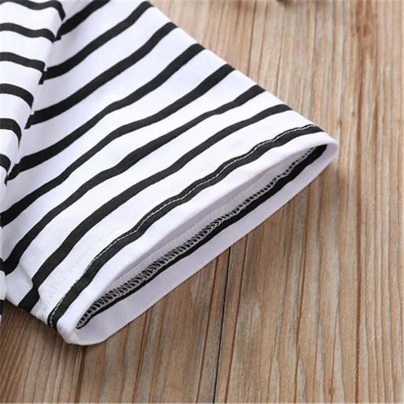 

2021 new summer fashion simple Korean women's round neck one-step skirt dress Striped Dress black and white skirts and dresses
