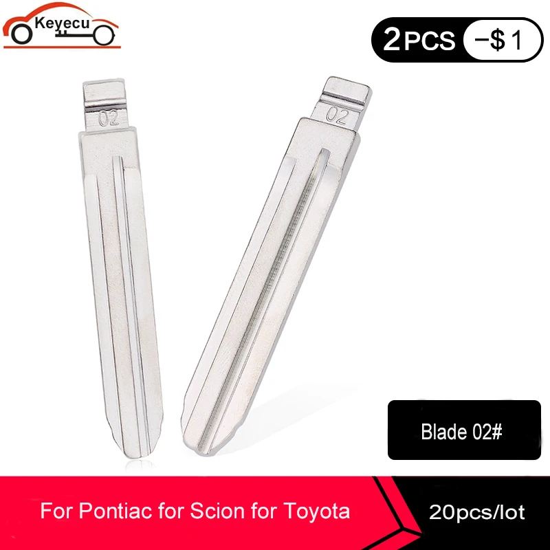 KEYECU 20 шт./лот KEYDIY Универсальные пульты дистанционного управления Flip KD/VVDI/JMD Blade 02 #