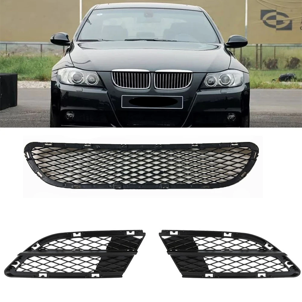 Передняя и нижняя решетка бампера для BMW 3 Series E90 2009 2010 2011|Гоночные решетки| |