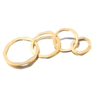 10pcs gold stainless steel charms pendant connector jump rings for jewelry making supplies findings necklace earring repairs