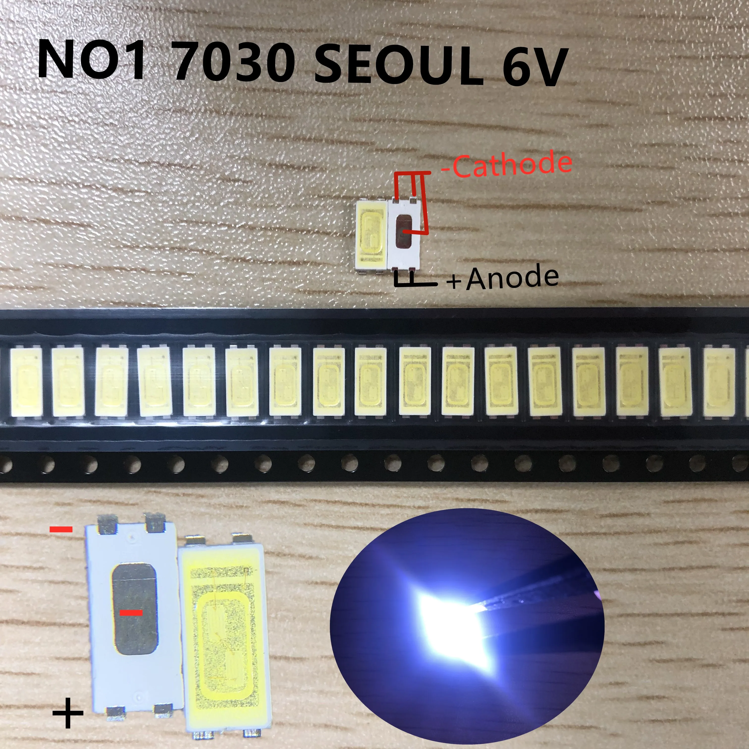 100 шт. для ремонта Sony Toshiba Sharp светодиодная подсветка ЖК-телевизора Сеул SMD