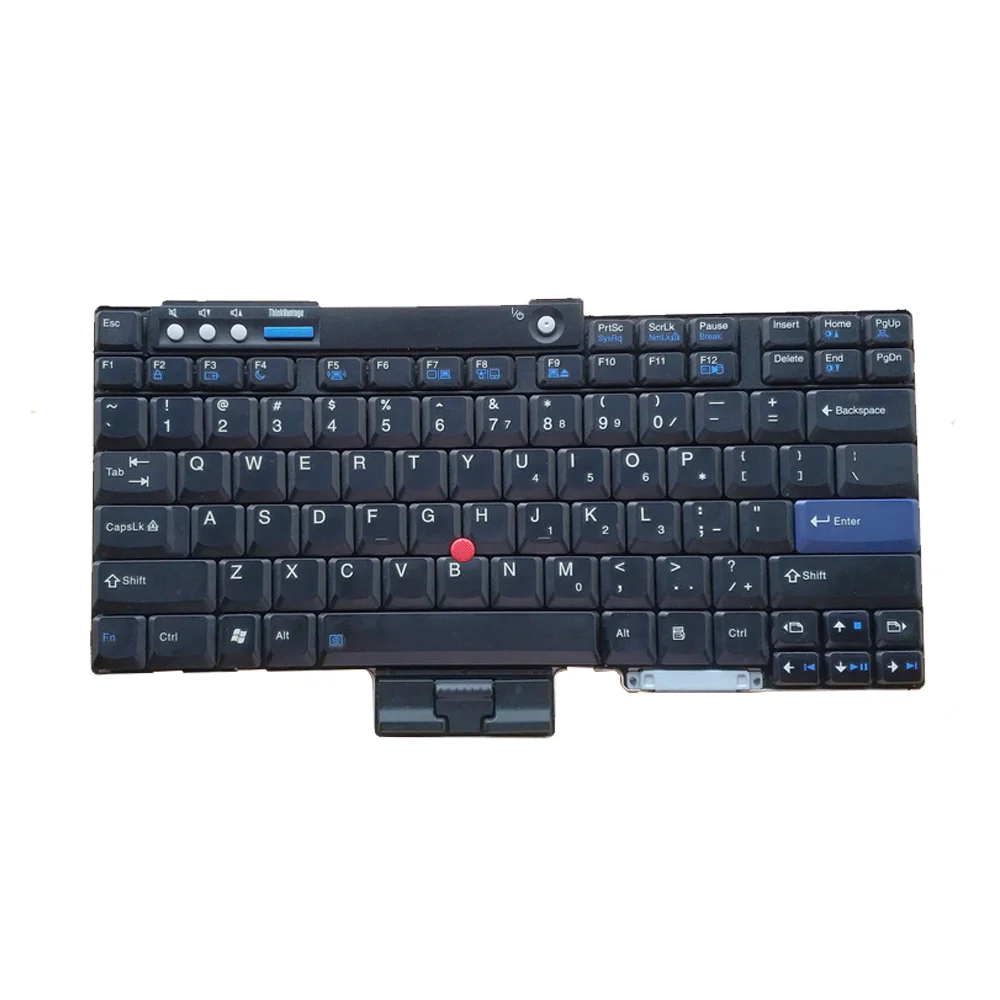 

Laptop keyboard replacement for Lenovo ThinkPad T60 t60p T61 R60e r61i Z60 T400 r400 w500, English, used
