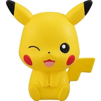 bandai genuine pokemon pikachu eevee piplup psyduck slowpoke gengar action figure model toys collectibles for fans gift