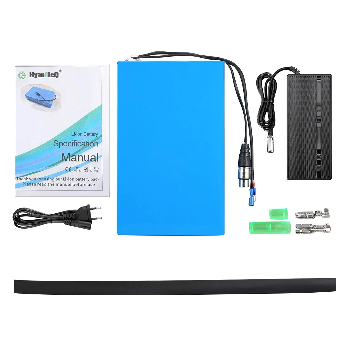 

[EU Direct] HyaniteQ 36V Lithium Li-ion Battery E-bike Rechargeable Battery 20AH Lithium Ion Cell For Electric Scooter Bicycle