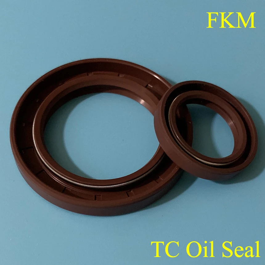 

100*125*10/12/13 100x125x10/12/13 Brown Fluoro FKM Fluorine Rubber Spring Two Lip TC Ring Gasket Radial Shaft Skeleton Oil Seal