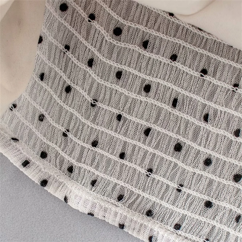 Летняя Новинка 2020 Повседневная сетчатая рубашка с воротником и 7 рукавами