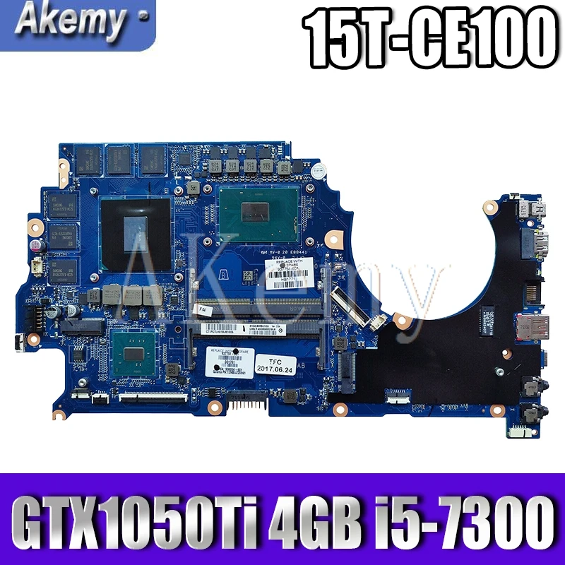 

Akemy 100% Новинка для For HP 15-CE 15T-CE материнская плата 929480-601 GTX1050Ti 4 Гб i5-7300 DAG3AAMBA0 полностью протестирована