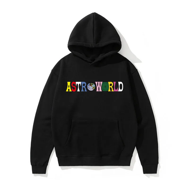 

TRAVIS SCOTT-ASTROWORLD letter sweater, urban clothing, fashion, wishing, men and women