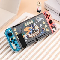 crystal protective shell for nintend switch case soft tpu cover housing ns game console case box for nintendo switch accessories