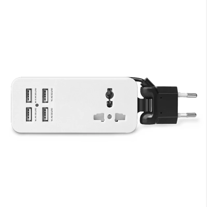 Евророзетка с USB-разъемом для дома 4 Usb-разъема 5 В 220 А универсальная розетка