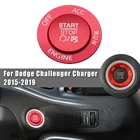 2 шт. красный Алюминий кнопка стартстоп накладка машинное масло давление переключатель для Dodge Зарядное устройство украсить стайлинга автомобилей Автомобильные аксессуары автомобильной