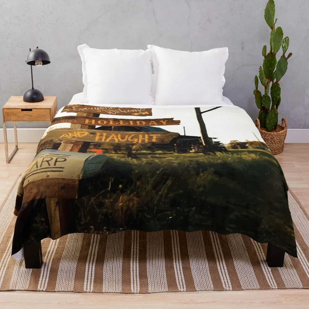 

Earp Homestead Everyone Welcome Blanket Bedspread Soft Throw Bed Sofa Cover For Kids Child Girls Boys Christmas Xmas Gift