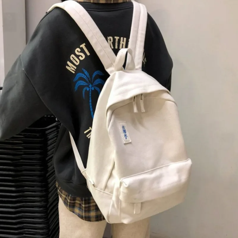 

2020 Fashion Women Backpack For School Teenagers Black School Bag Female Bookbag Mochila Girl Canvas Backpack School Bag