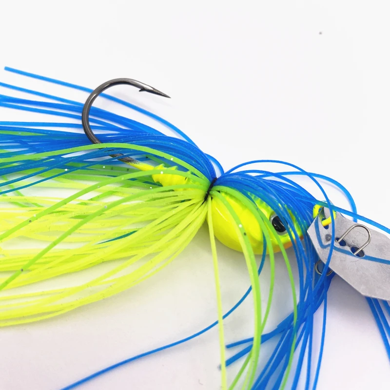 7 г/10 г/14g Pesca рыболовные блесны горчичного цвета крючок Chatterbait приманки