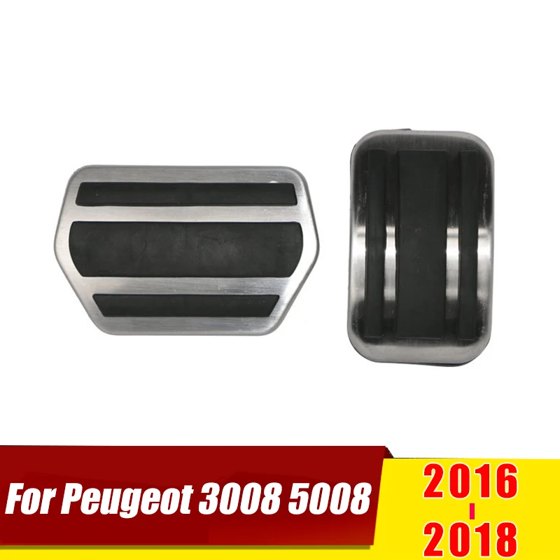 Накладки на педали сцепления тормоза акселератора для Peugeot 3008 5008 2016 2017 2018 2019 |