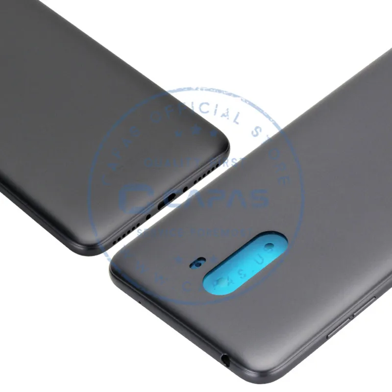 Оригинальная задняя крышка для Xiaomi Pocophone F1+ боковые клавиши для Xiaomi Poco F1 задняя батарея корпус пластик PC Замена