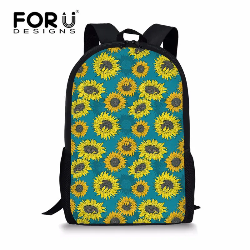 L5261C FORUDESIGNS/Комплект детских школьных сумок для девочек, школьный детский школьный рюкзак с подсолнухом, школьный рюкзак, комплект Mochila Infantil - Цвет: L5261C