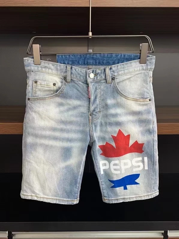 

2021 Fashion Trend DSQUARED2 Ripped Paint Dot Men's Motorcycle Jeans *9803-1