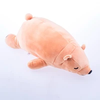 30 70cm cute plush toy doll on the bed lying on the ground bear long sleeping pillow doll girl birthday present doll