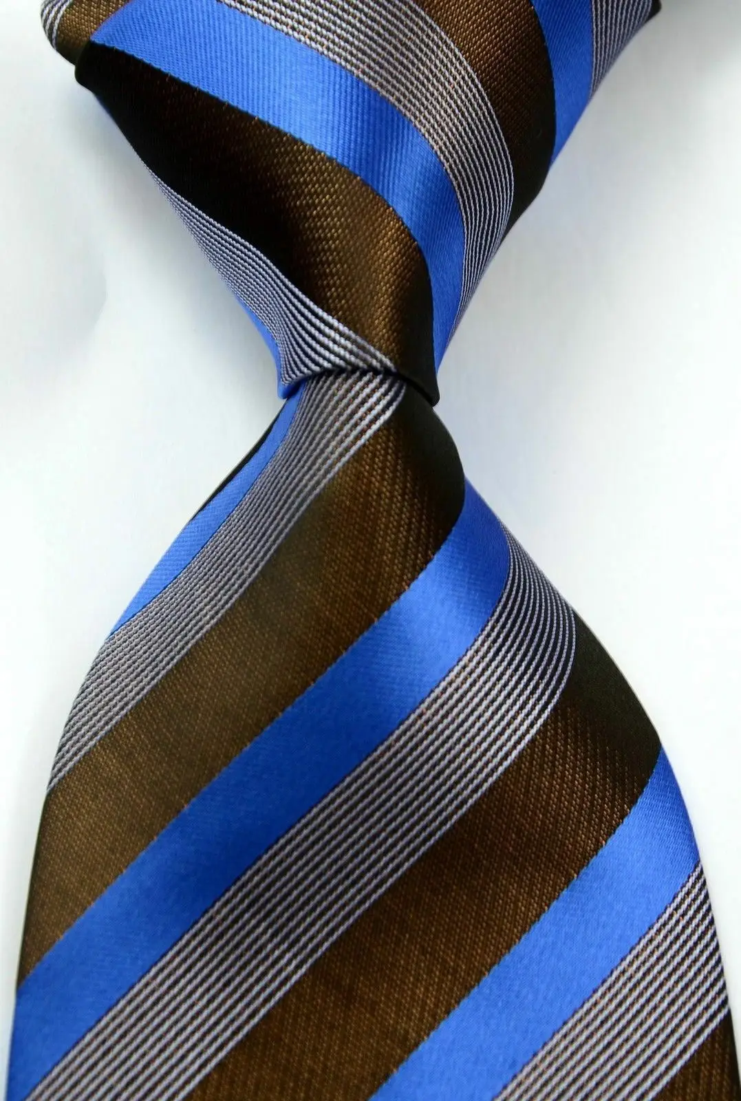 

Men's Tie Necktie 100% Silk Striped 9cm Red White Pink Jacquard Party Wedding Woven Fashion Design Necktie