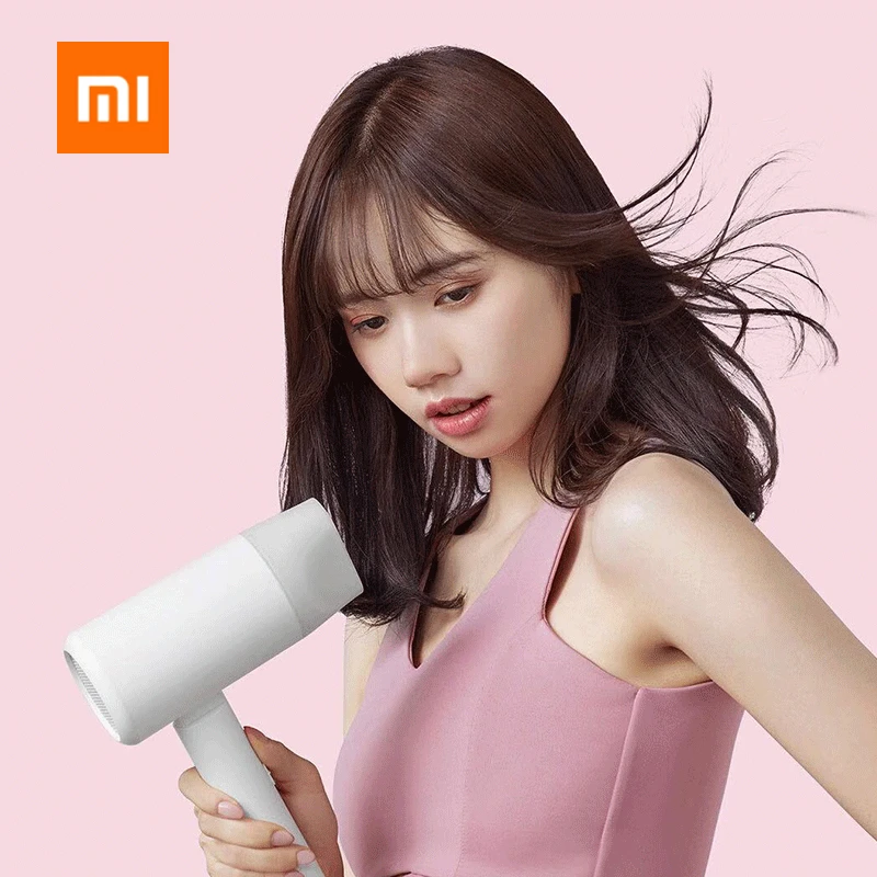 Xiaomi профессиональный фен для волос анион уход за волосами быстрая сушка складной