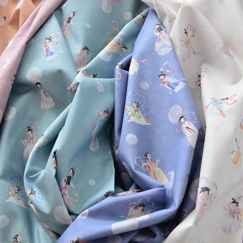 Хлопчатобумажная ткань в китайском стиле сказочные аксессуары для квилтинга с