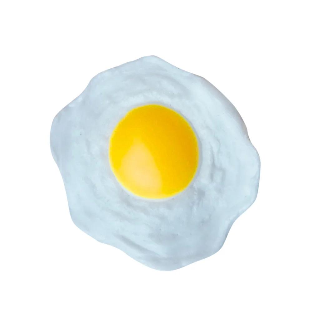 

3pcs TPR Decompression Plaything Fried Egg Shape Design for Kids Adults