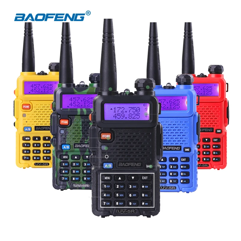 Baofeng рация UV-5R двухдиапазонный УКВ аналоговый портативный Профессиональный двухсторонний радио FM Transeiver