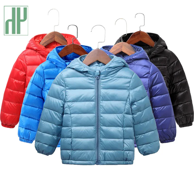 HH Детское пальто осенне зимняя куртка для девочек парка хлопковый пуховик