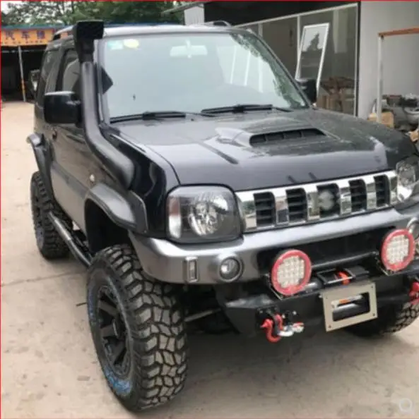 

4Pcs Car Styling Matte Black Wheel Eyebrow Round Arc Fender Mud Flaps Mudguards Splash Guards For Suzuki jimny 2002-2018