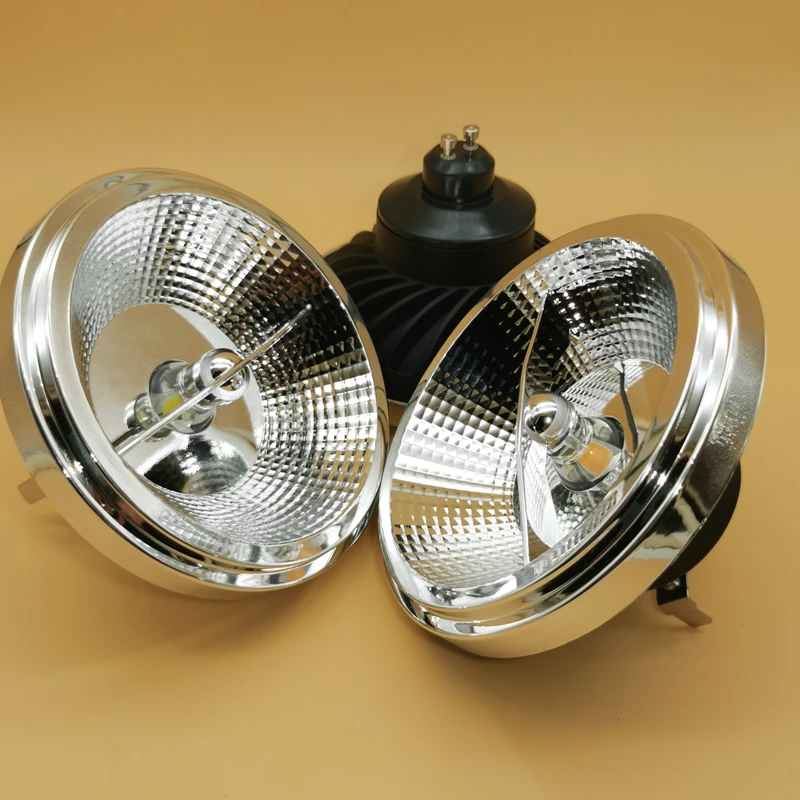 

AR111 LED Spotlight Light Dimmable Lamp 15W 20W G53/GU10 Bulb COB ES111 QR111 Light AC110V 220V Warm Natural Cold White