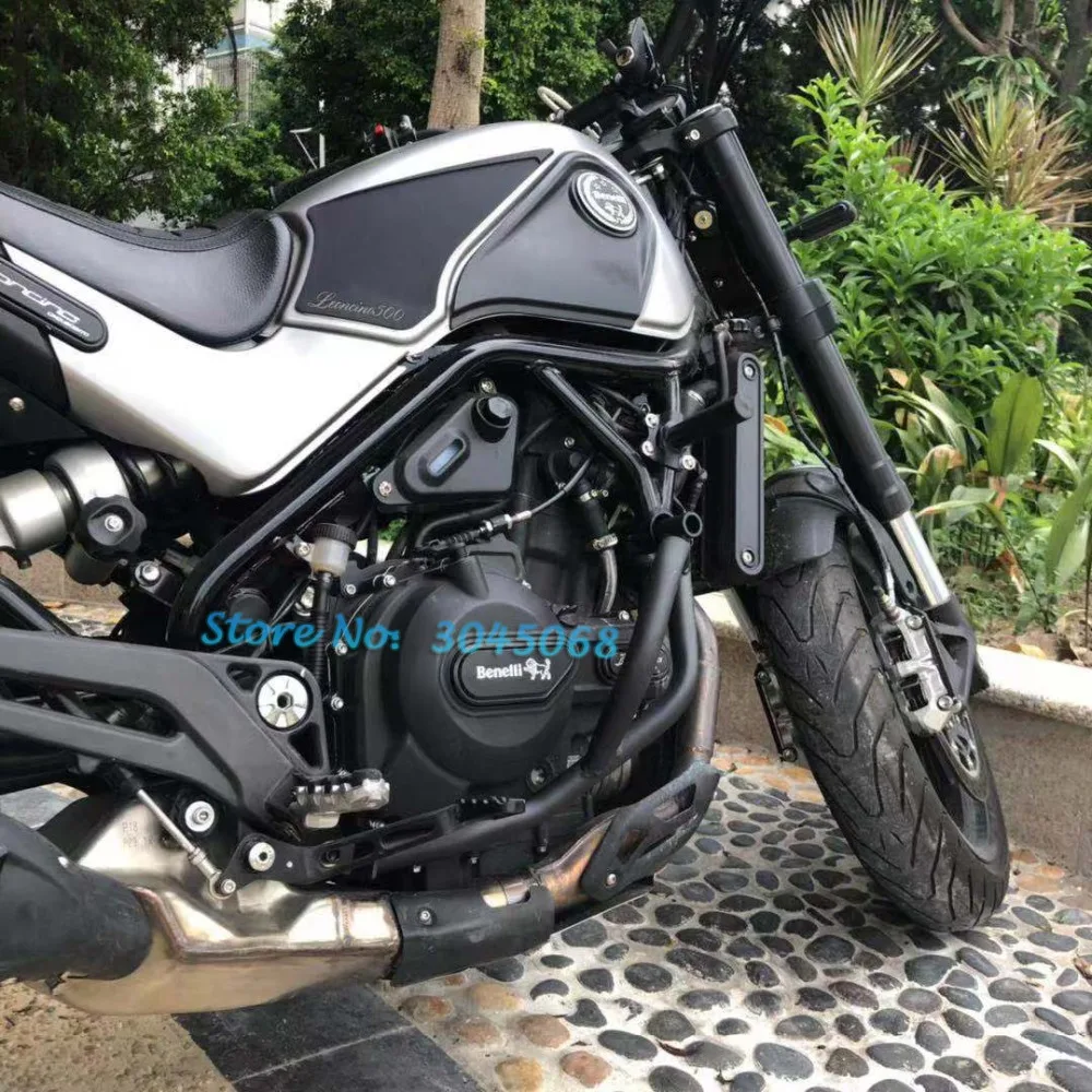 Для Benelli Leoncino 500 аксессуары для мотоциклов левый и правый бамперы ползунки защита от поломок двигателя булочки протекторы боковая безопасность