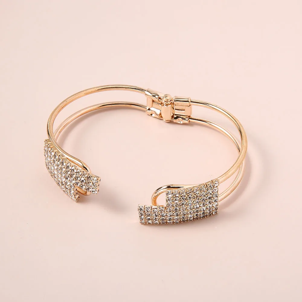 Массивное кольцо на палец Со стразы браслеты для женщин женские свадебные