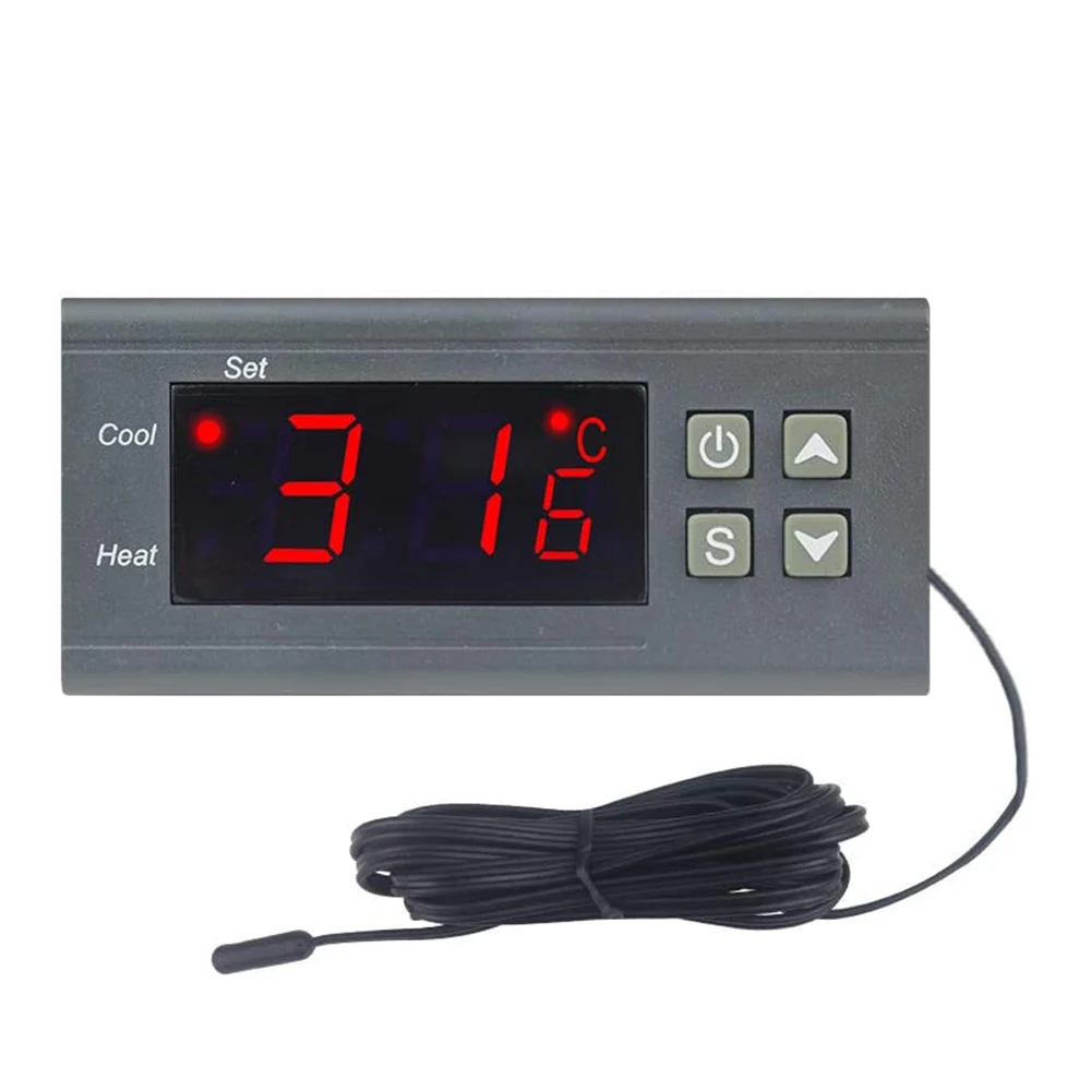 Цифровой терморегулятор термостат с датчиком нагрева и охлаждения 12 В 14 в 110-220 |