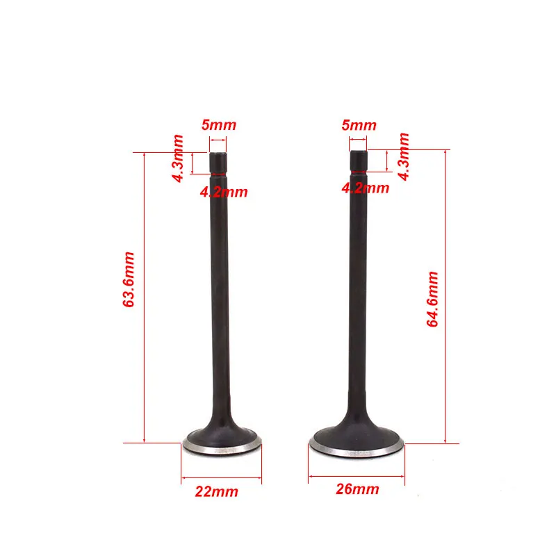 Новый высококачественный Впускной Выпускной стержень двигателя направляющий