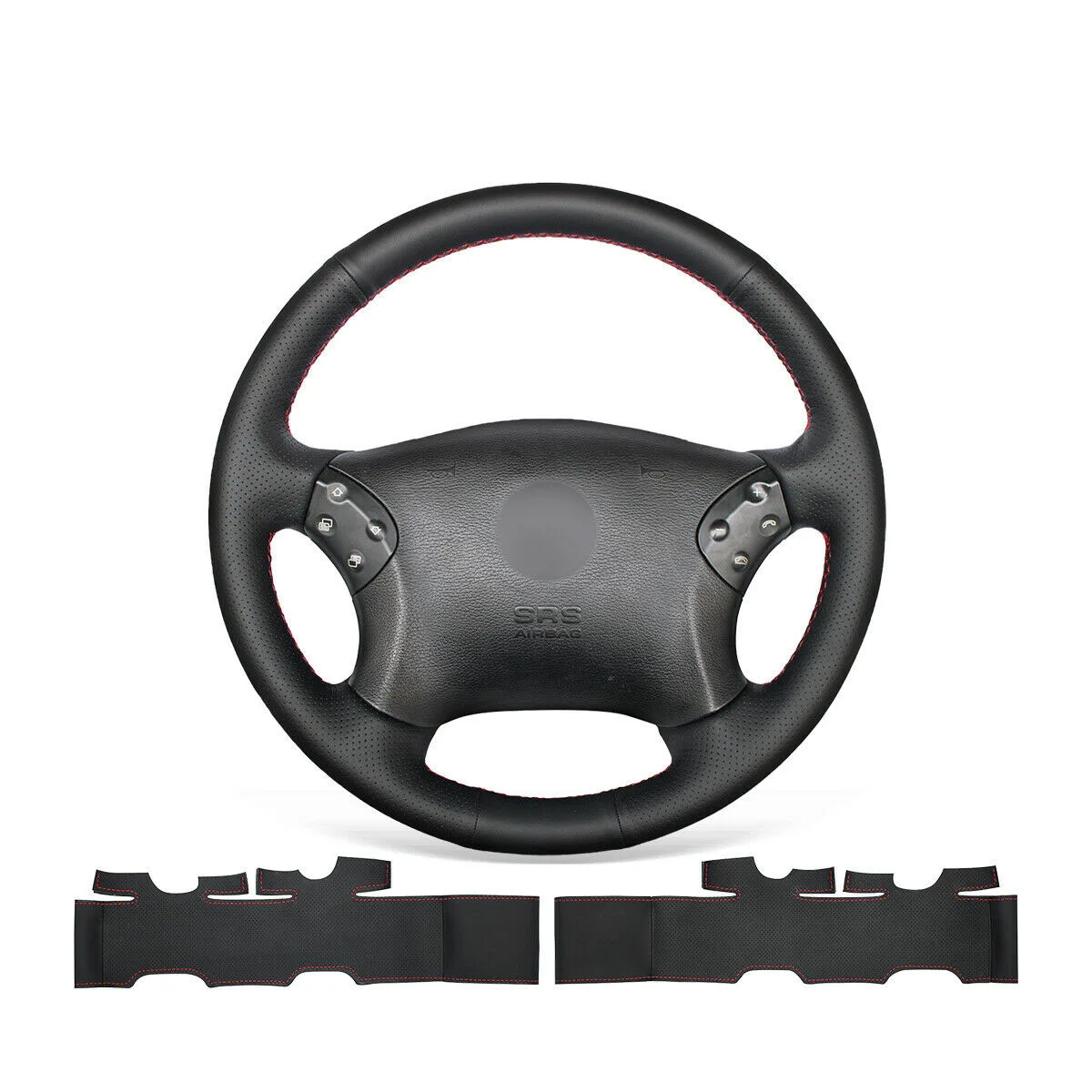 

Ручная строчка из натуральной кожи, черный цвет, для Mercedes Benz C-Class W203 C32 AMG