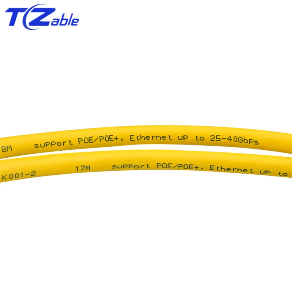 Ethernet кабель RJ45 22AWG CAT8 Cat 8 S/FTP сетевой 40G 2000 МГц двойное экранирование Установочный