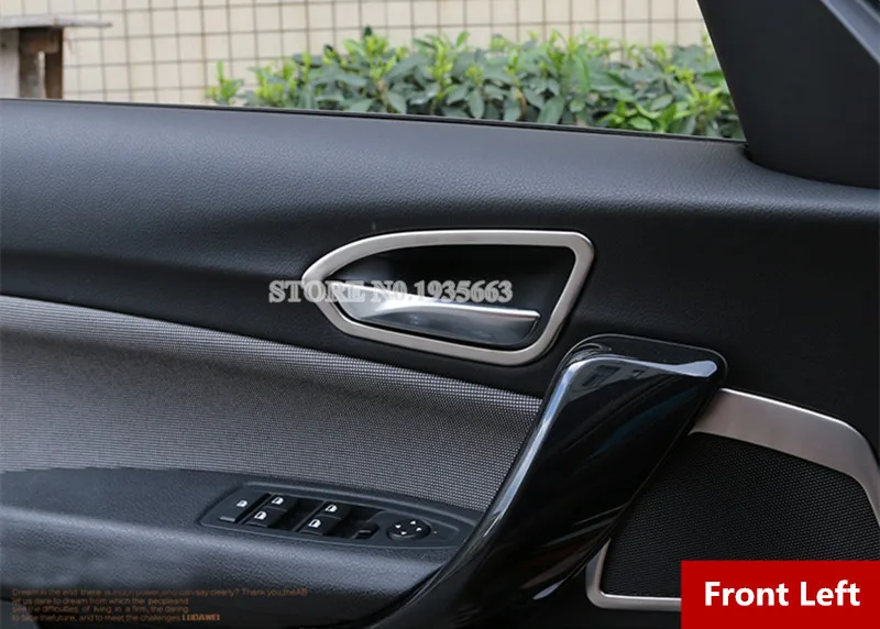 Для BMW 1 серия F20 F21 внутренняя Автомобильная дверная ручка Чаша накладка 2012-2018 4 шт