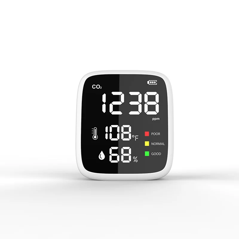 

1pc Portable Air Quality Monitor Temperature Humidity tester CO2 Detector Classrooms Restaurants CO2 monitor