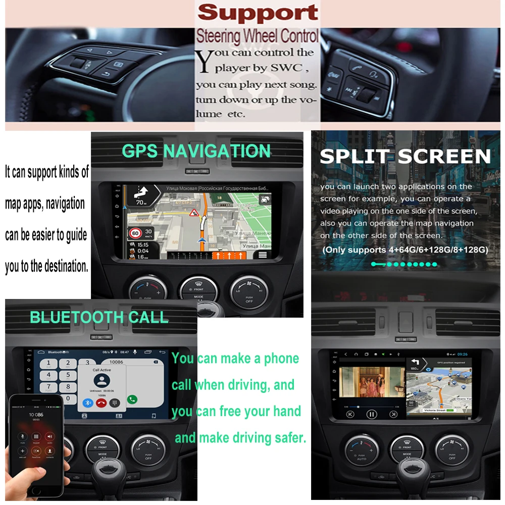 8-ядерный DSP Android 11 для Toyota Reiz Mark X 2005 2006 2007 2008 2009 автомобильный видеоплеер с