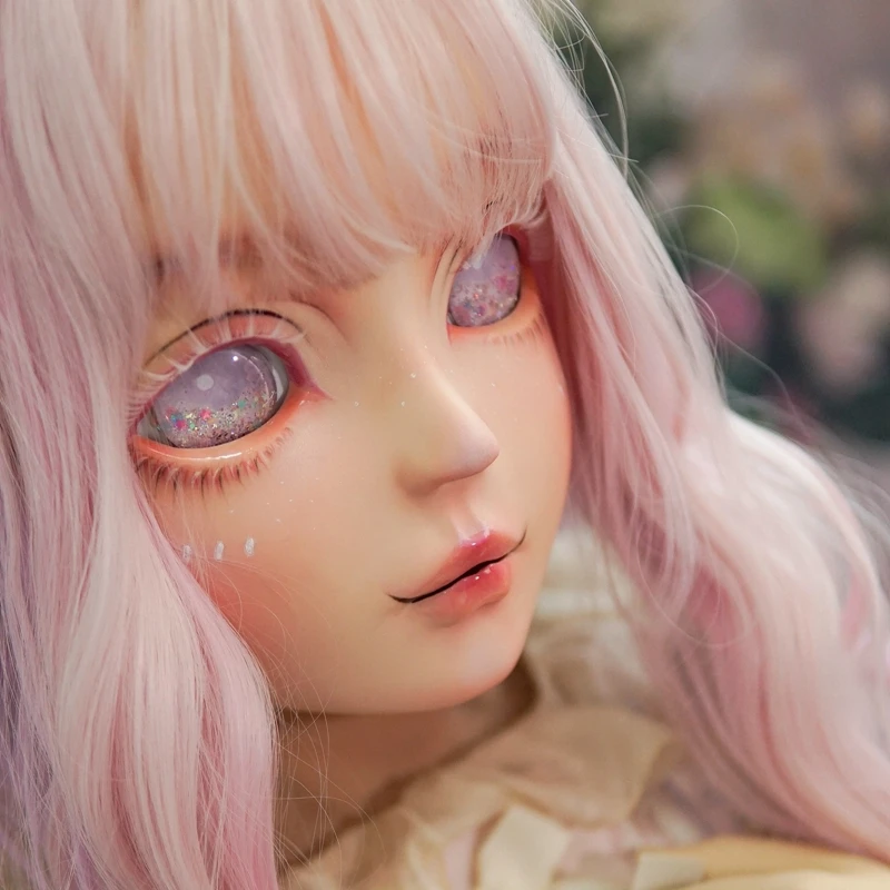 (HIDOLLS 17) маска для женщин и девочек ручной работы Силиконовая смола БДСМ кукла