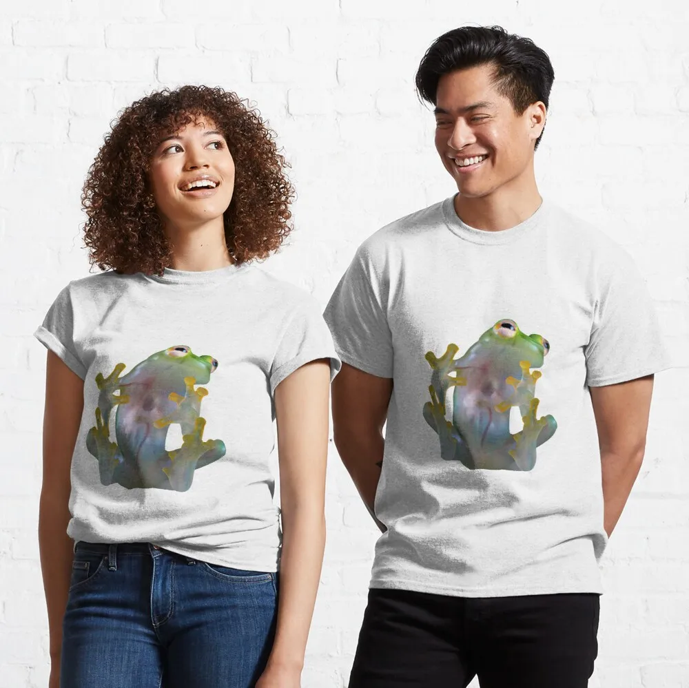 

Tops T Shirt Women Glass Frog Classic T-Shirt