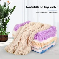 long plush pet blankets dog cat bed mats deep sleeping soft thin covers for all season bed use blankets cat mattress