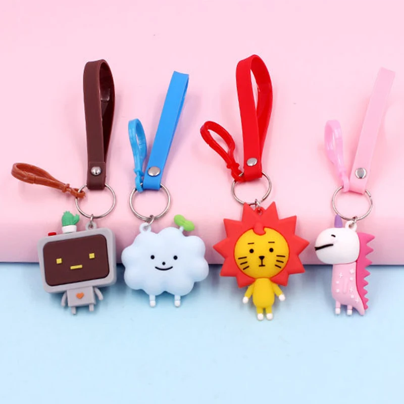 Модный милый брелок со львом кукла творческий мультфильм дракон облако связка