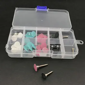 40 шт. стоматологических полировальных стеблевых дисков композитные отделочные диски + 4 шт. оправки