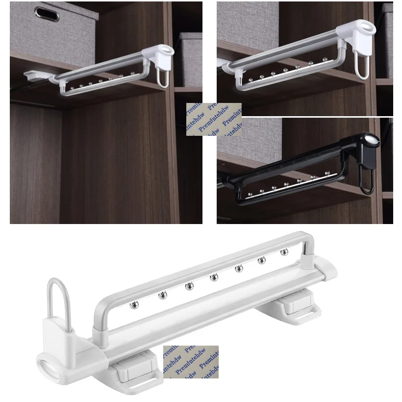 Серебристый Матовый Черный алюминиевый верхний выдвижной подвесной стержень