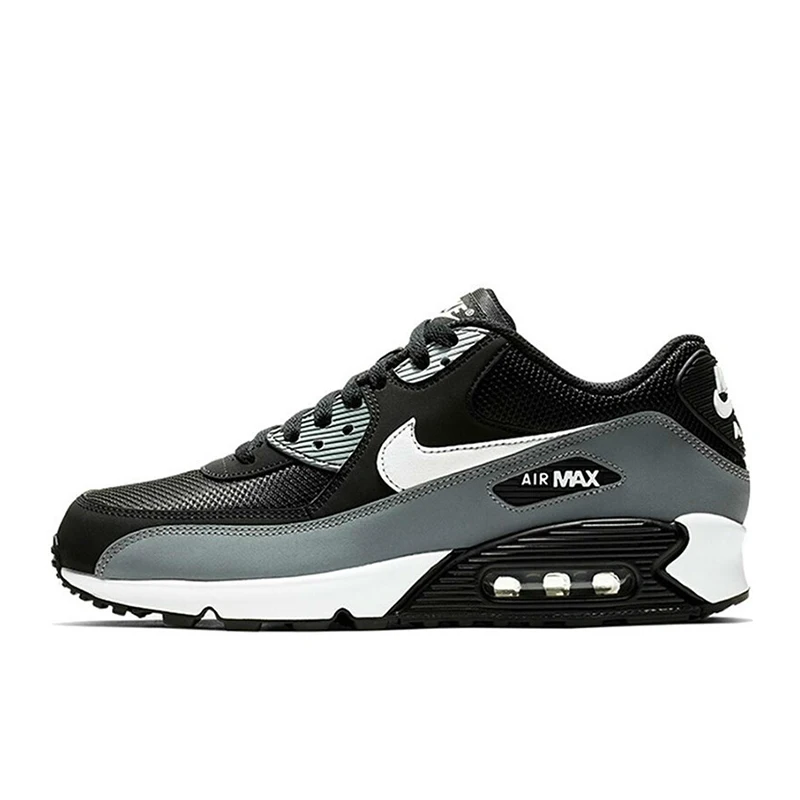 Оригинальные мужские кроссовки для бега от NIKE AIR MAX 90, новые цветные легкие Нескользящие модные Оригинальные кроссовки AJ1285 - Цвет: AJ1285-018