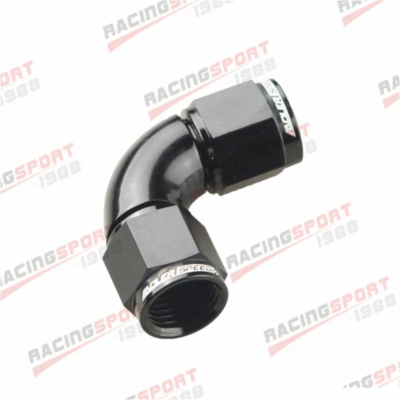 

AN-6 6AN To AN6 -6AN 90 Degree Female To Female Full Flow Adapter