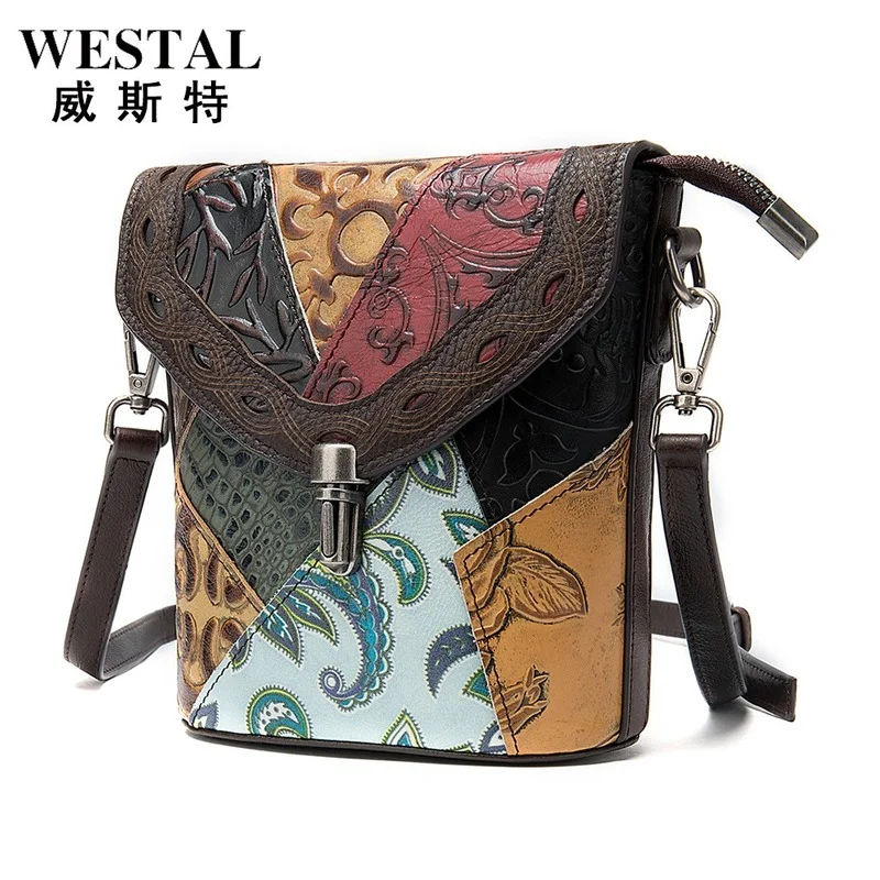 

Летняя Новинка 2021, женская сумка в национальном стиле, женская сумка-мессенджер из первого слоя воловьей кожи, сумка через плечо популярног...